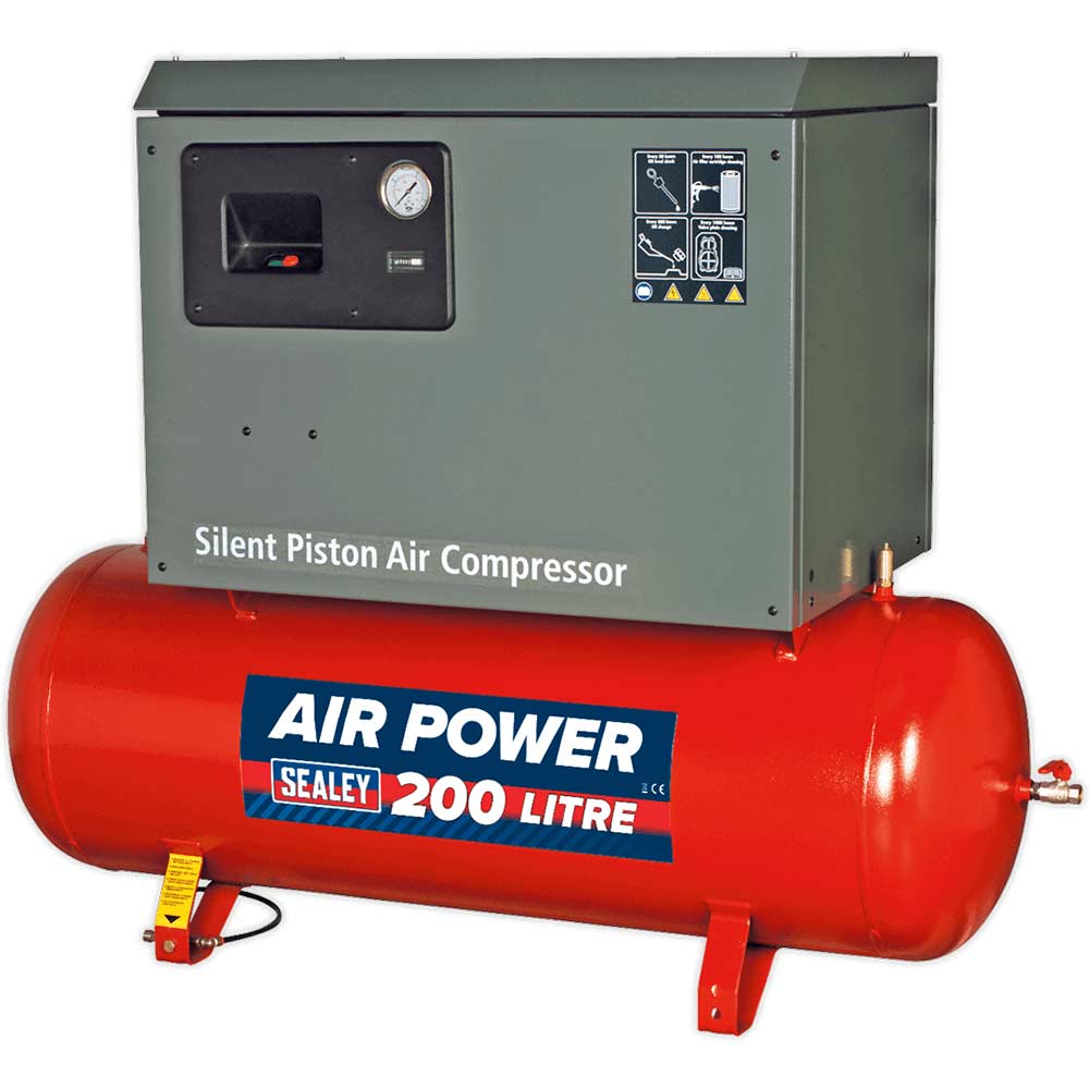 Sealey SAC2203BLN Air Compressor 200 Litre 240v