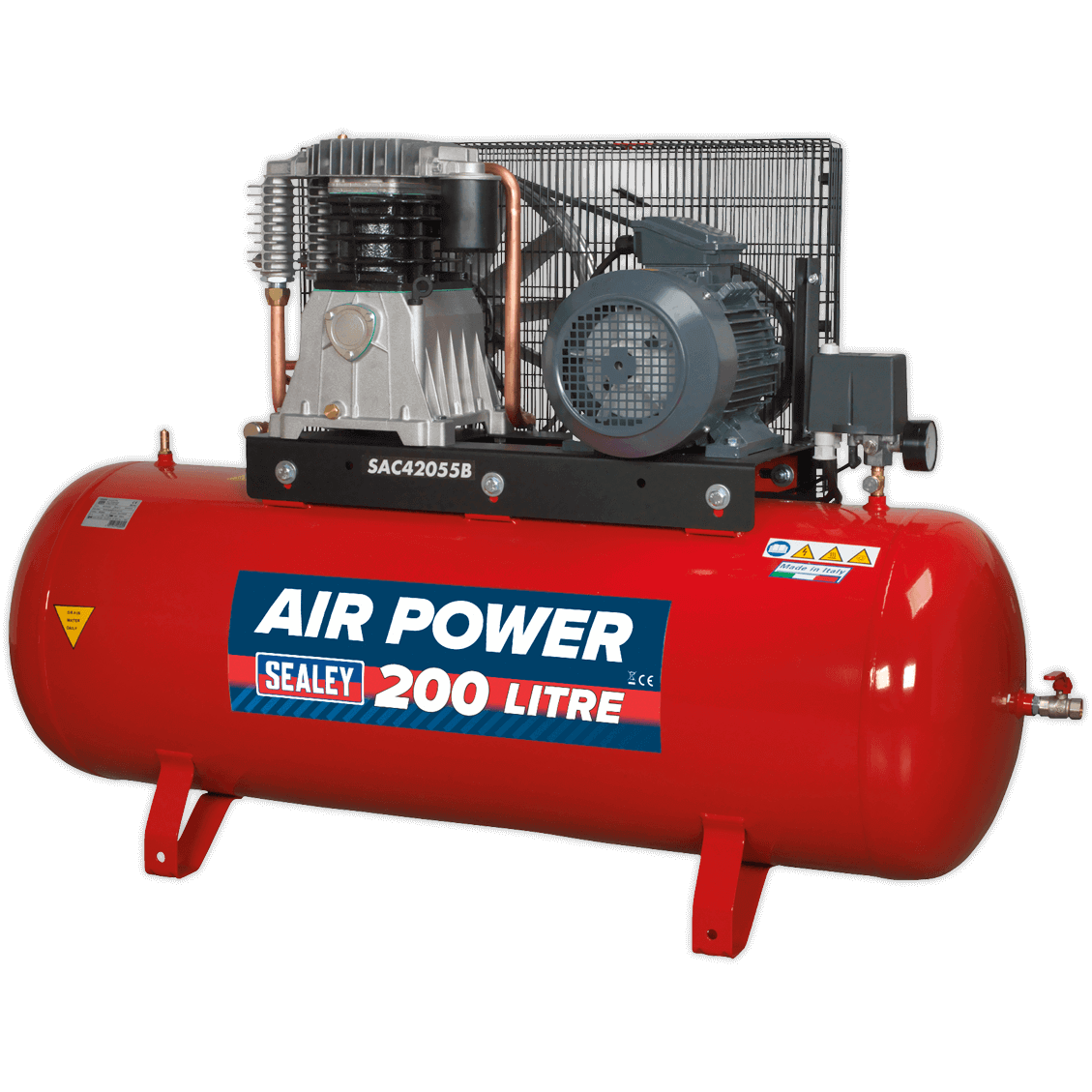 Sealey SAC42055B Air Compressor 200 Litre 415v