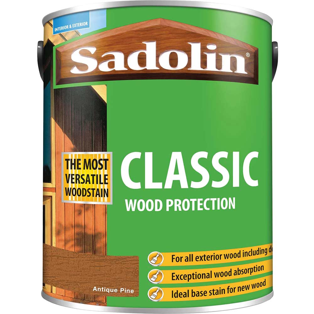 Sadolin Classic Wood Protection Woodstain Antique Pine 5l