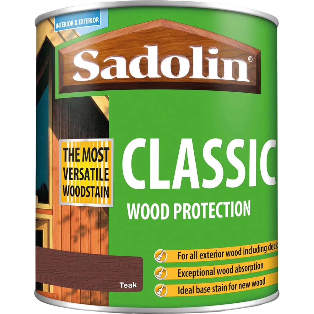 Sadolin Classic Wood Protection Woodstain Teak 1l