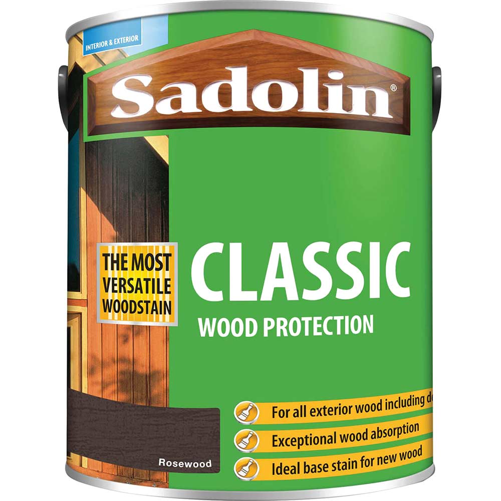 Sadolin Classic Wood Protection Woodstain Rosewood 5l