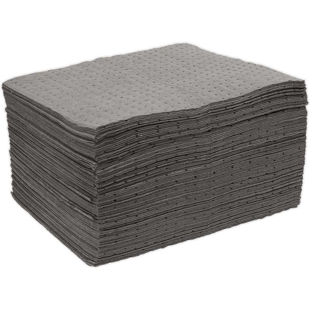 Image of Sealey SAP01 General Purpose Spill Absorbent Pads Pack of 100