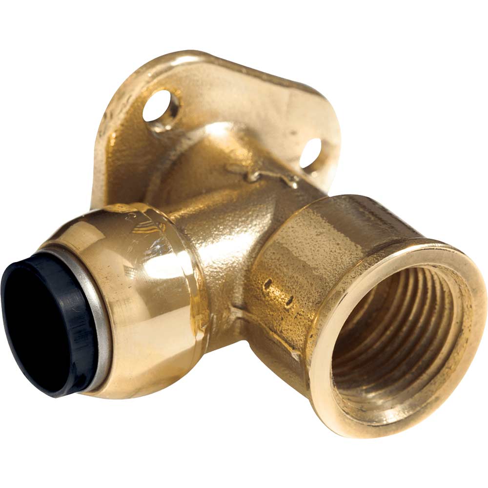 Sealey 1/2" BSP Brass Wingback Elbow for Sharkbite Systems 15mm Pack of 1