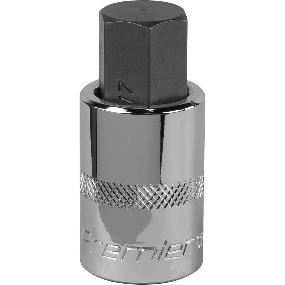 Image of Sealey 1/2" Drive Hexagon Socket Bit 1/2" 17mm