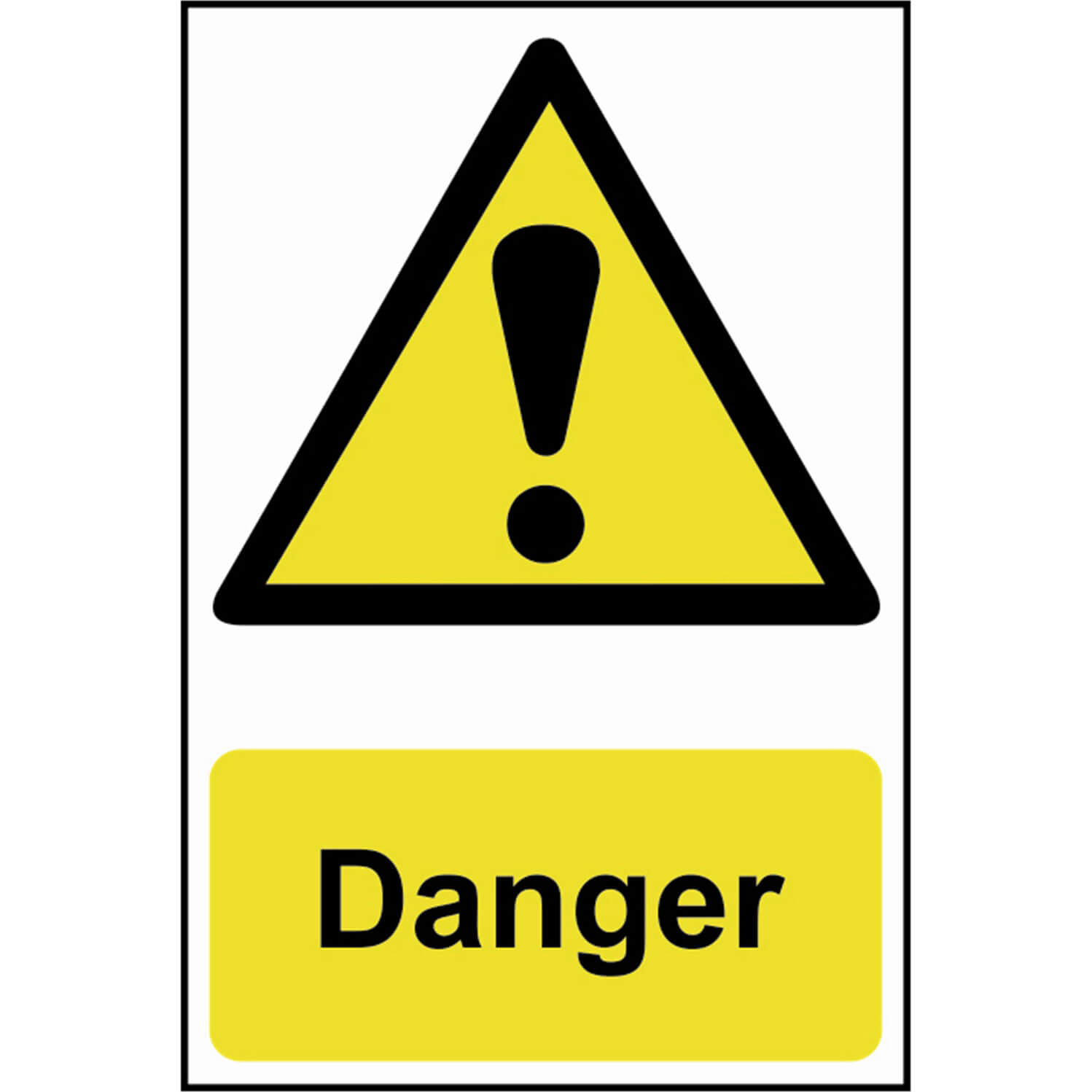 Image of Scan Danger Sign 200mm 300mm Standard