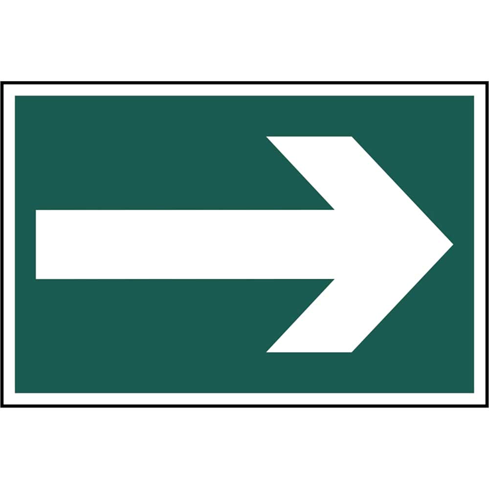 Image of Scan Arrow Symbol Sign 300mm 200mm Standard