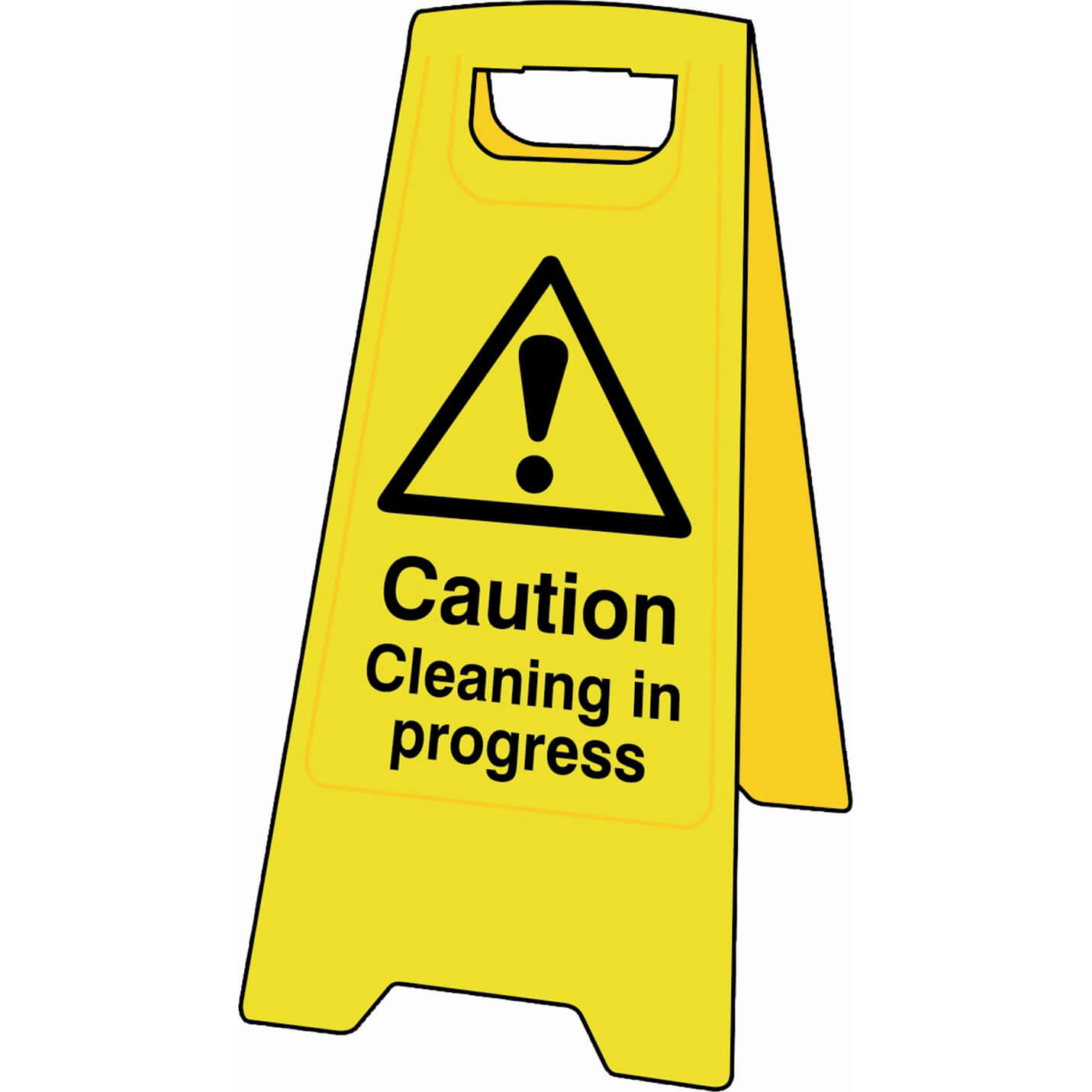 Image of Scan Heavy Duty A-Board Sign - Caution Cleaning In Progress