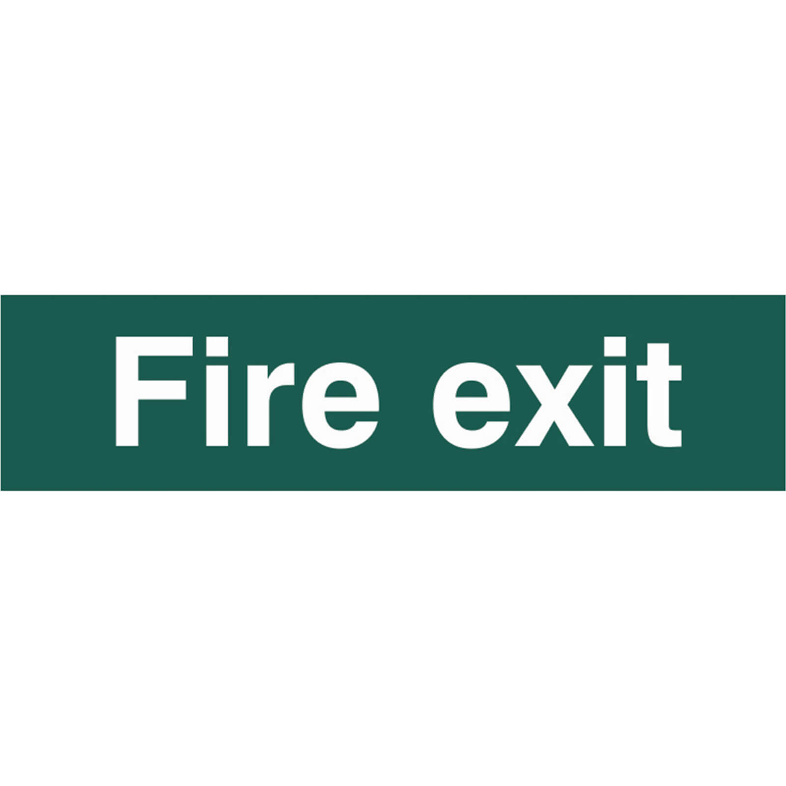 Image of Scan Fire Exit Sign 200mm 50mm Standard