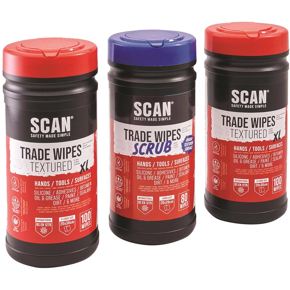 Scan Trade and Scrub Wipes Triple Pack