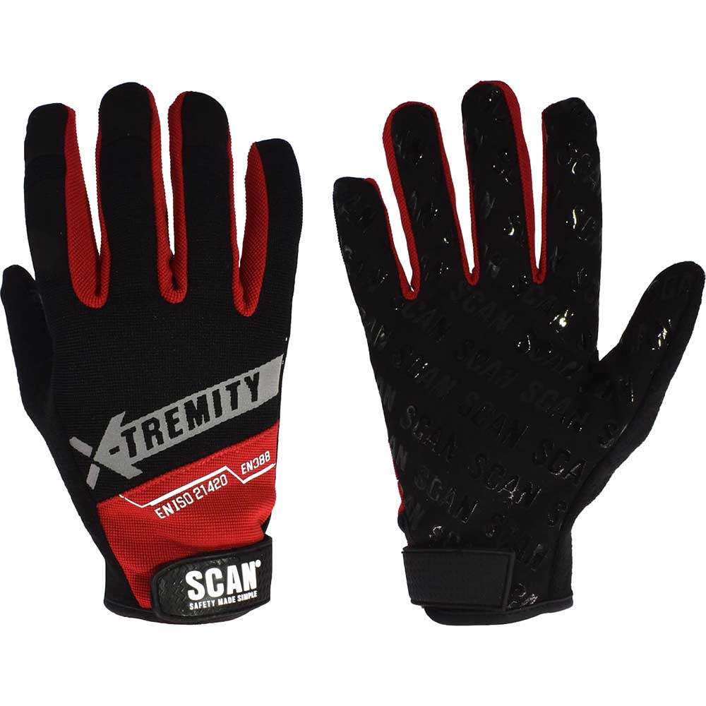Scan Touch Screen Work Gloves XL