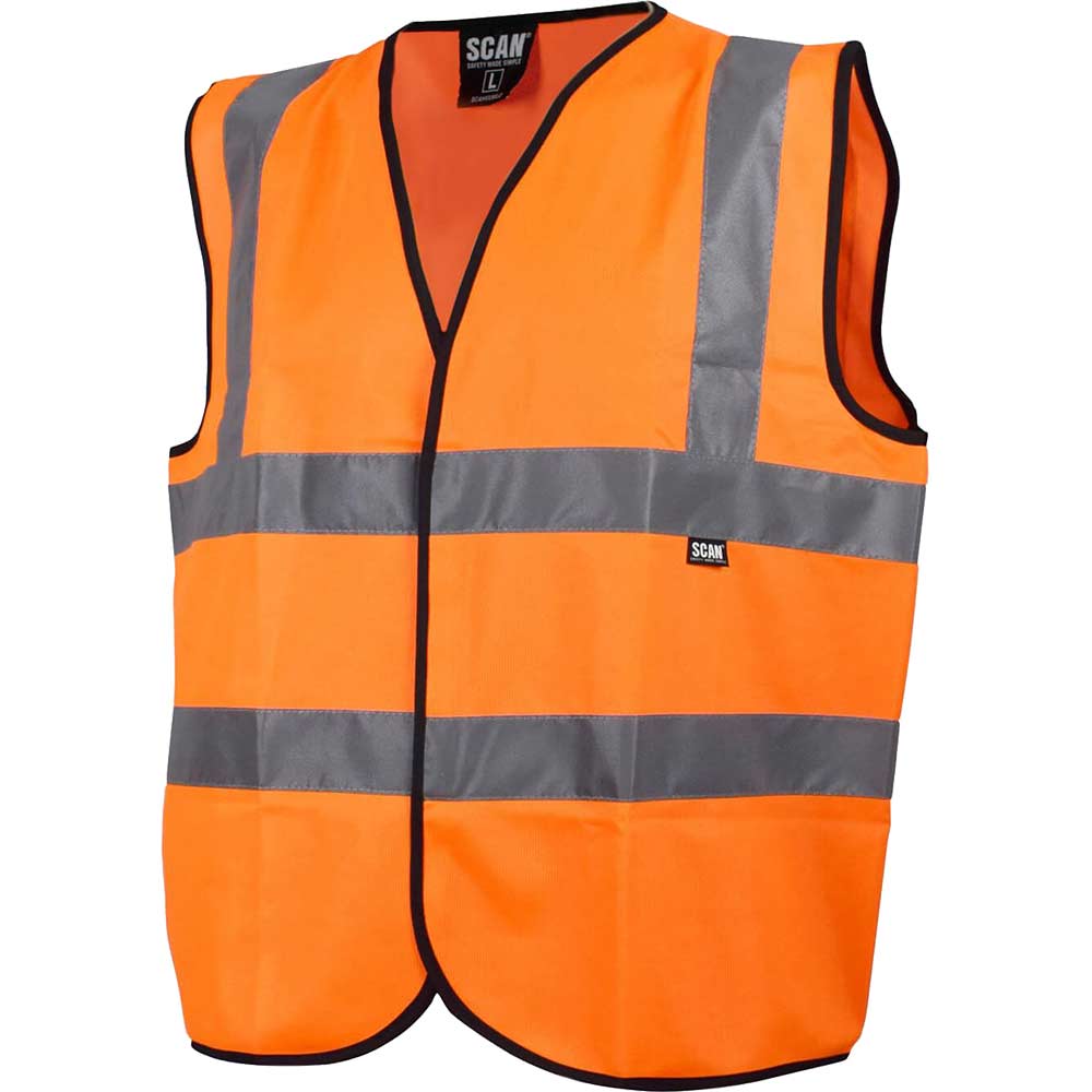 Scan Hi Vis Waistcoat Orange XL