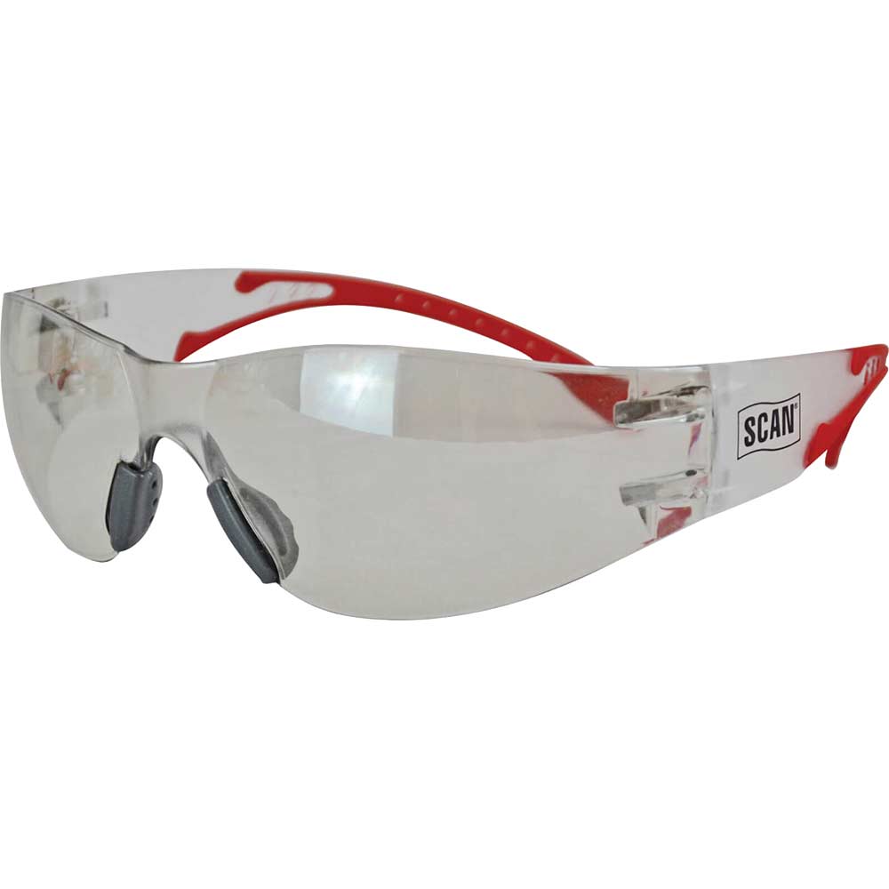 Scan Flexi Safety Glasses Clear Clear