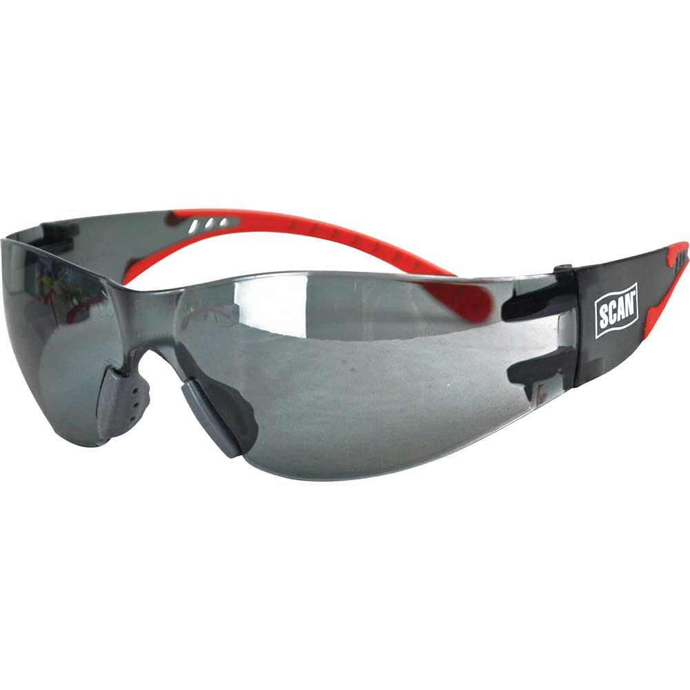 Image of Scan Flexi Safety Glasses Smoke Smoke