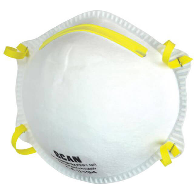 Photos - Safety Equipment SCAN FFP1 Moulded Disposable Mask Pack of 3 SCAPPEP1M 
