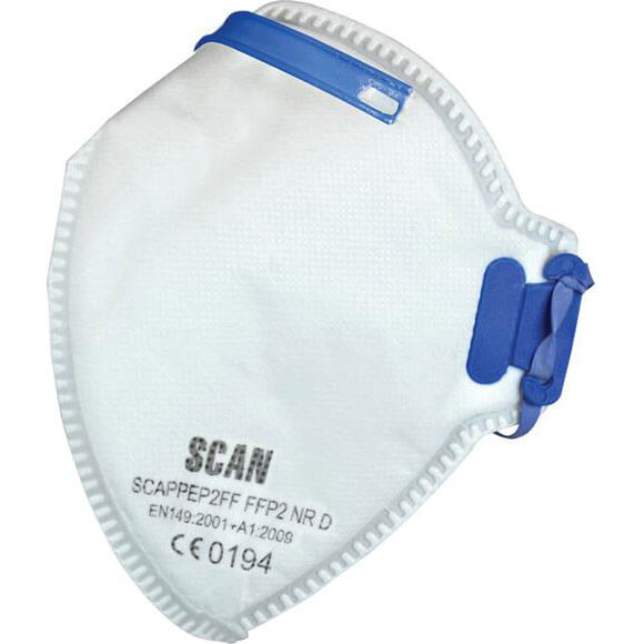 Image of Scan FFP2 Fold Flat Disposable Mask Pack of 3