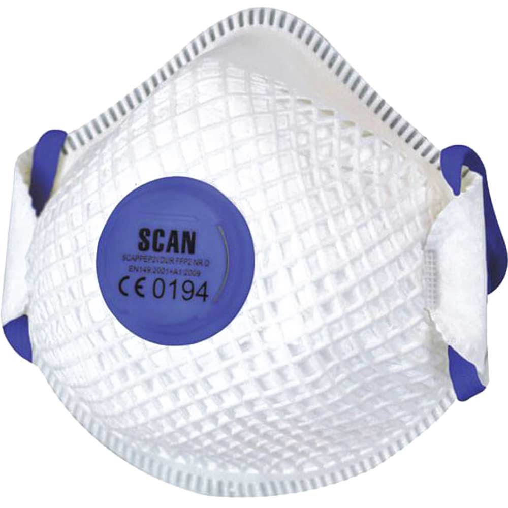 Image of Scan FFP2 Moulded Duranet Disposable Mask Pack of 2