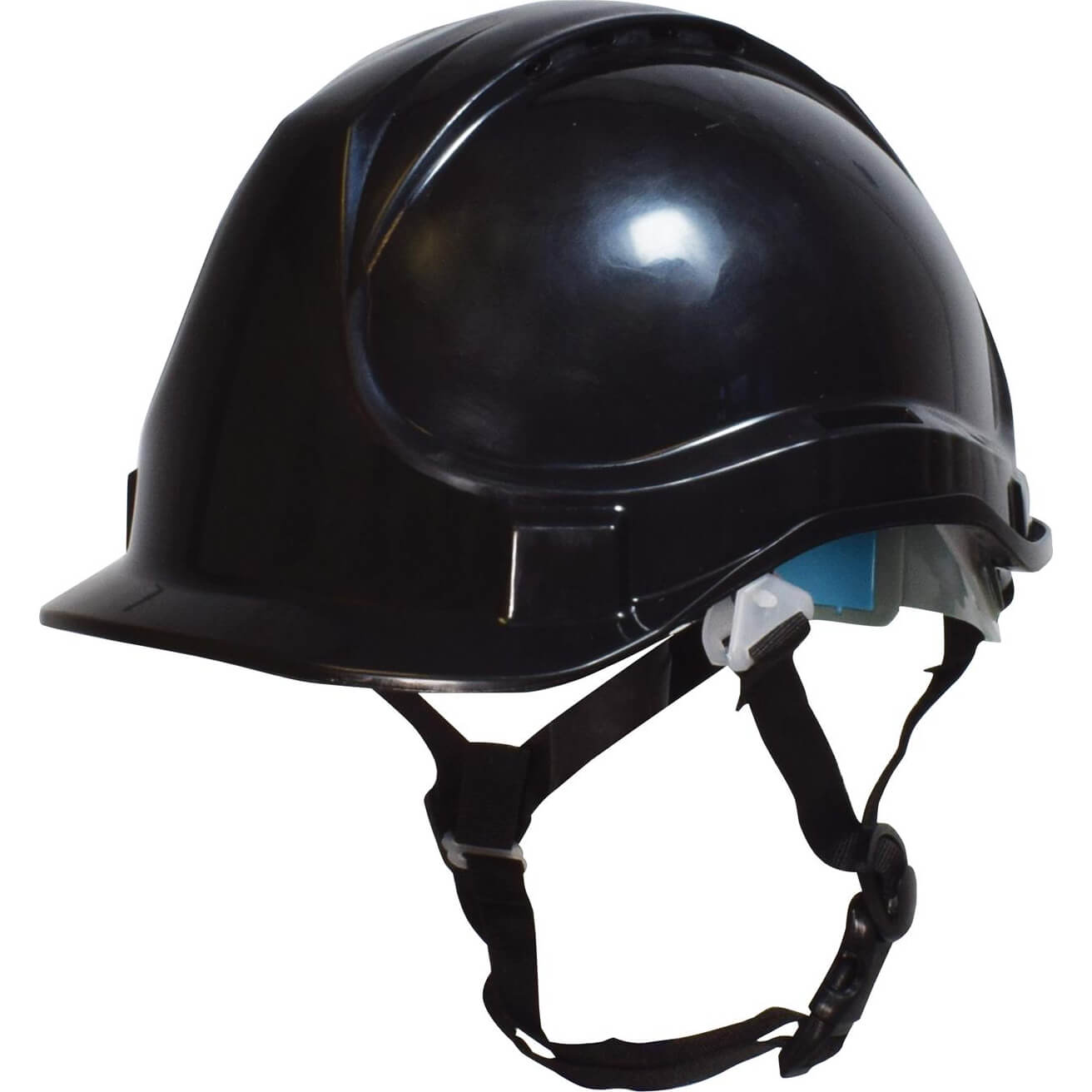 Image of Scan Short Peak Safety Helmet Black