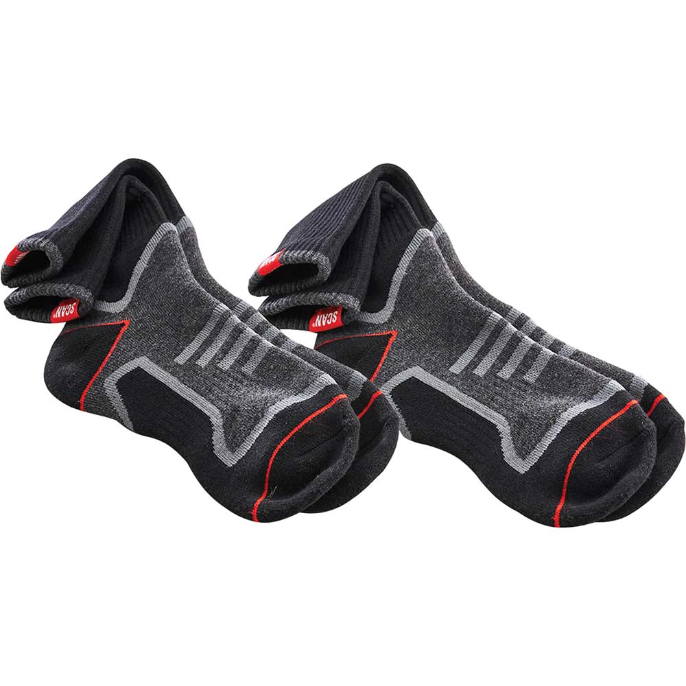 Image of Scan Work Socks Twin Pack 6 - 12