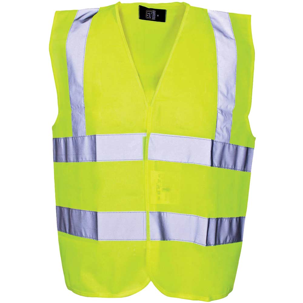 Image of Scan Childrens Hi Vis Waistcoat EN471 Class 2 Yellow 10 - 13