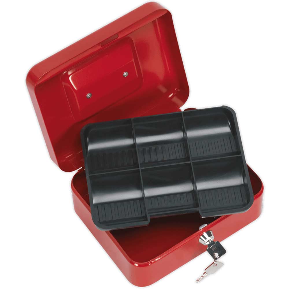 Sealey Key Lock Cash Box and Set of 2 Keys