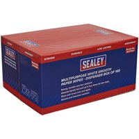 Sealey Smooth White Multi Purpose Paper Wipes
