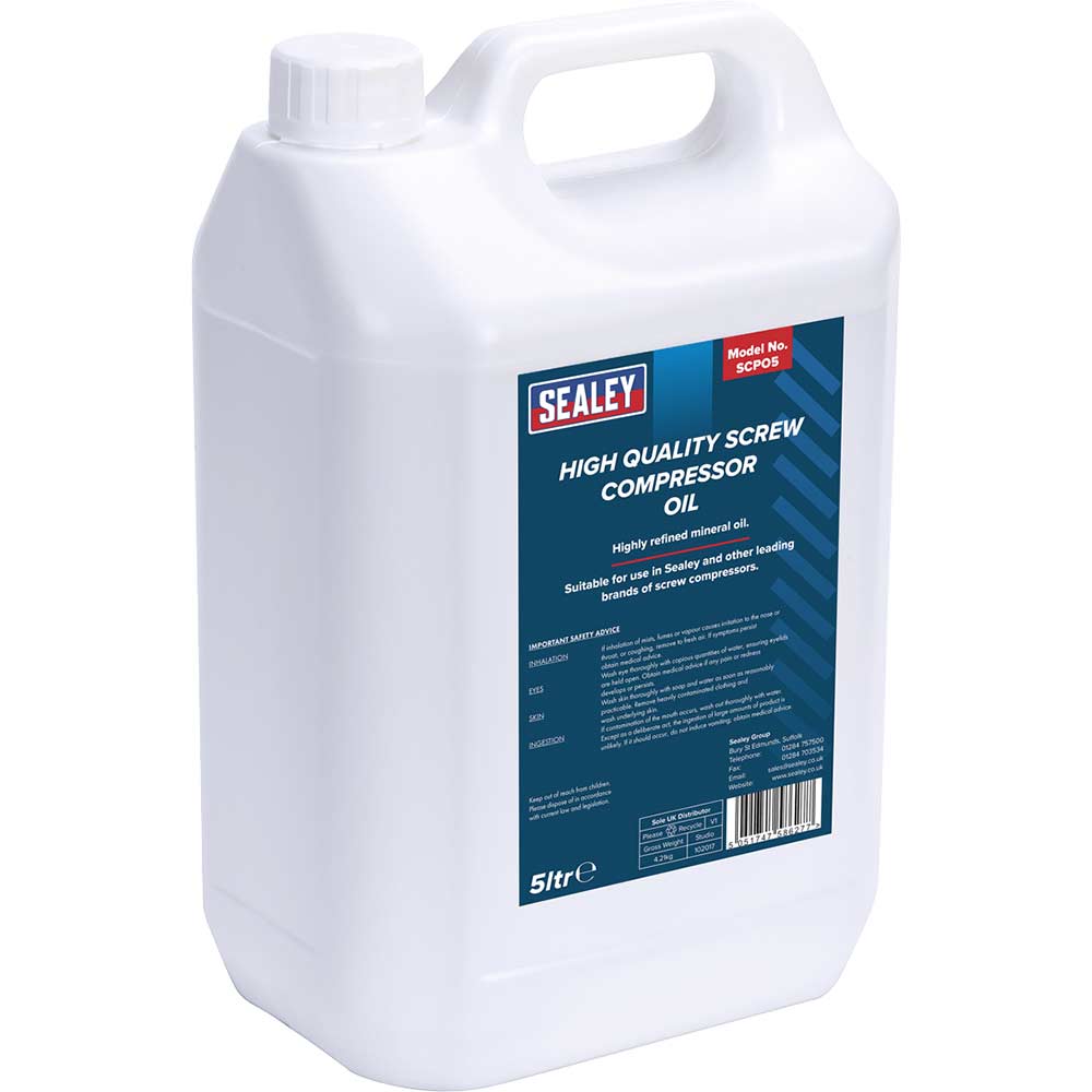 Sealey Screw Compressor Oil 5l