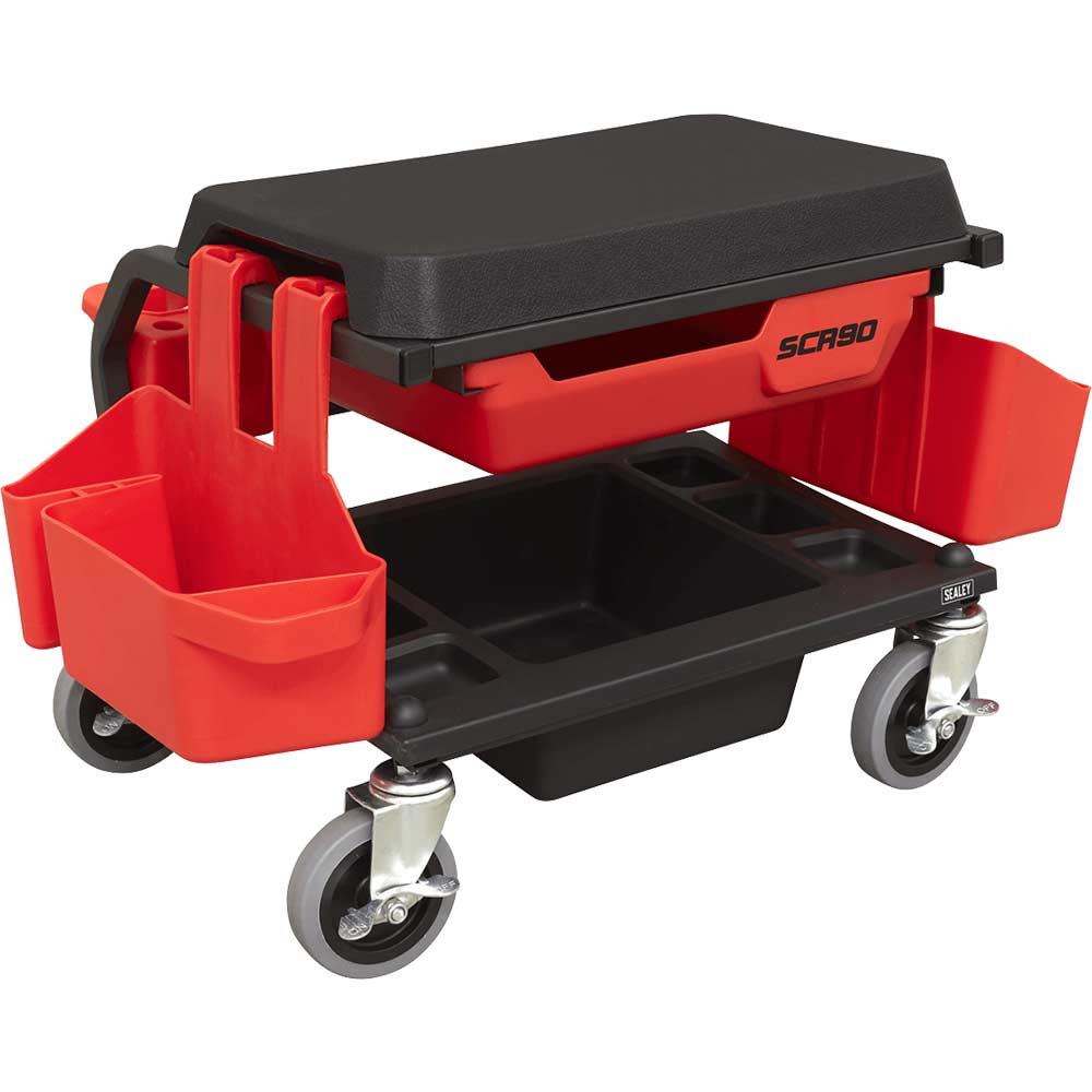 Sealey SCR90 Mechanics Detailing Utility Tool Caddy Seat