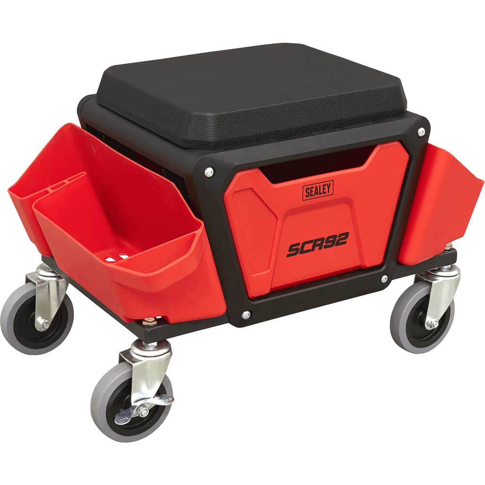 Sealey SCR92 Mechanics Detailing Utility Tool Caddy Seat