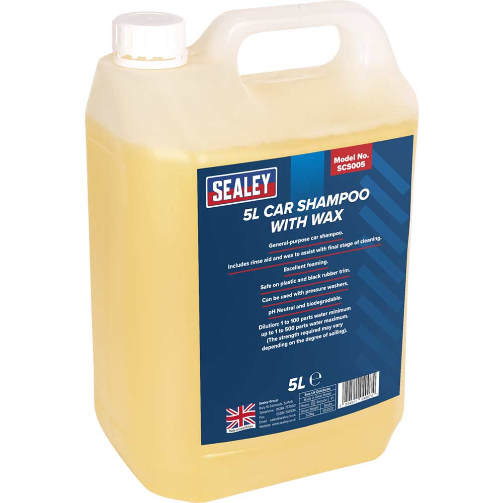 Sealey SCS005 Car Shampoo 5l