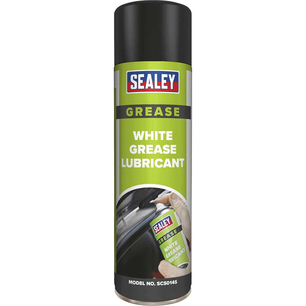 Sealey White Grease Lubricant Spray 500ml Pack of 1