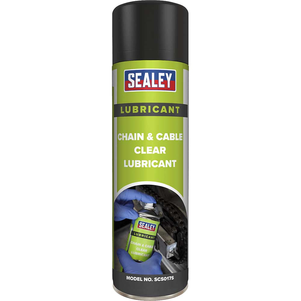 Sealey Chain and Cable Lubricant Clear 500ml Pack of 1