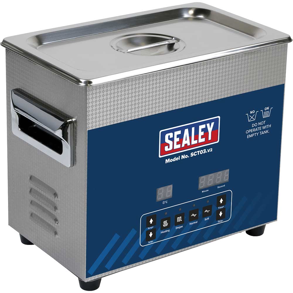 Sealey SCT03 Ultrasonic Parts Cleaning Tank 240v