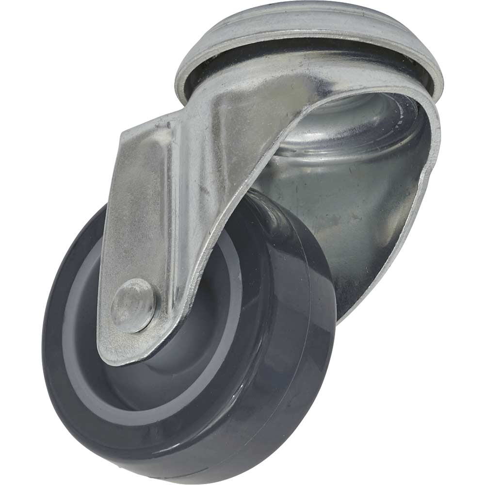 Image of Sealey Bolt Hole Swivel Castor Grey 50mm