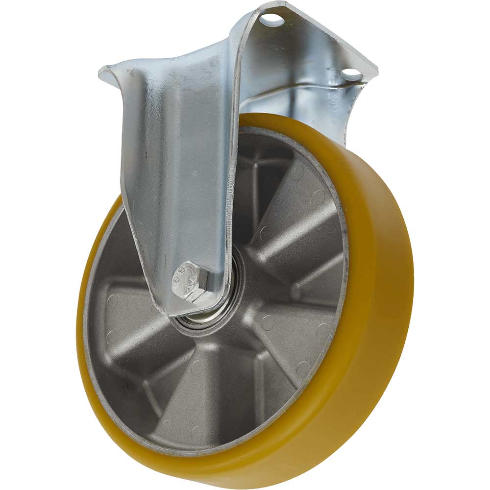 Sealey Fixed Plate Castor Polyurethane | Castors