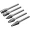 Sealey 5 Piece Tungsten Carbide Rotary Burr Set 
