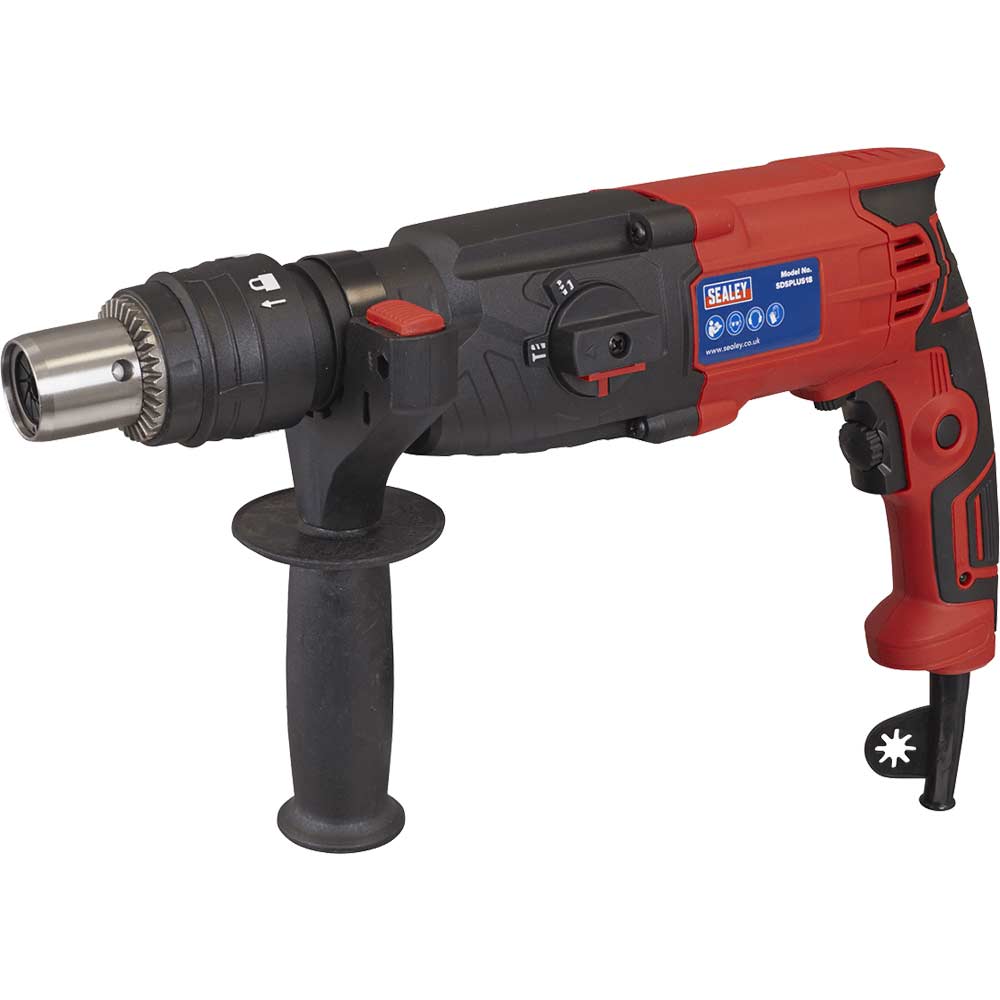 Sealey SDSPLUS18 Double Chuck Rotary Hammer Drill 240v