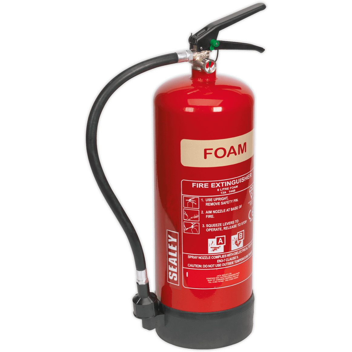 Photos - Fire Extinguisher Sealey Foam  SFE06 