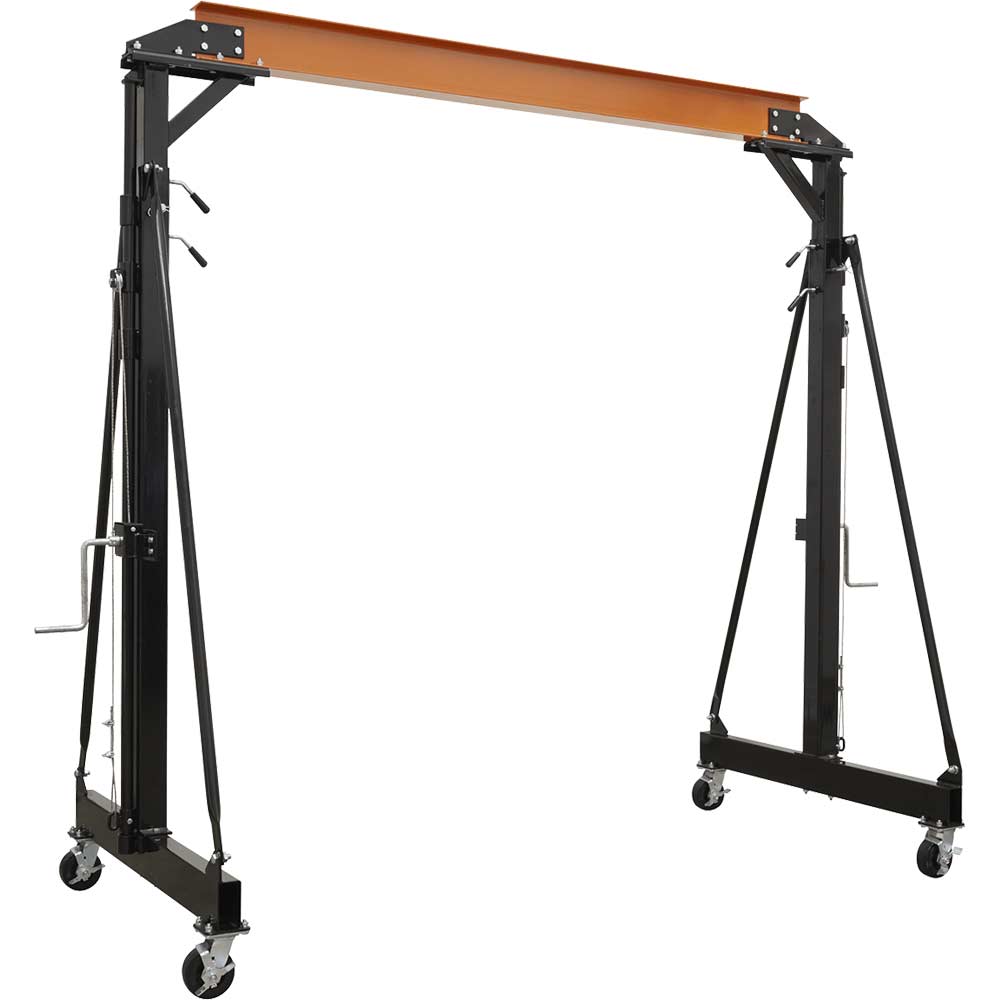 Sealey Winch Assisted Adjustable Portable Gantry Crane 2 Tonne