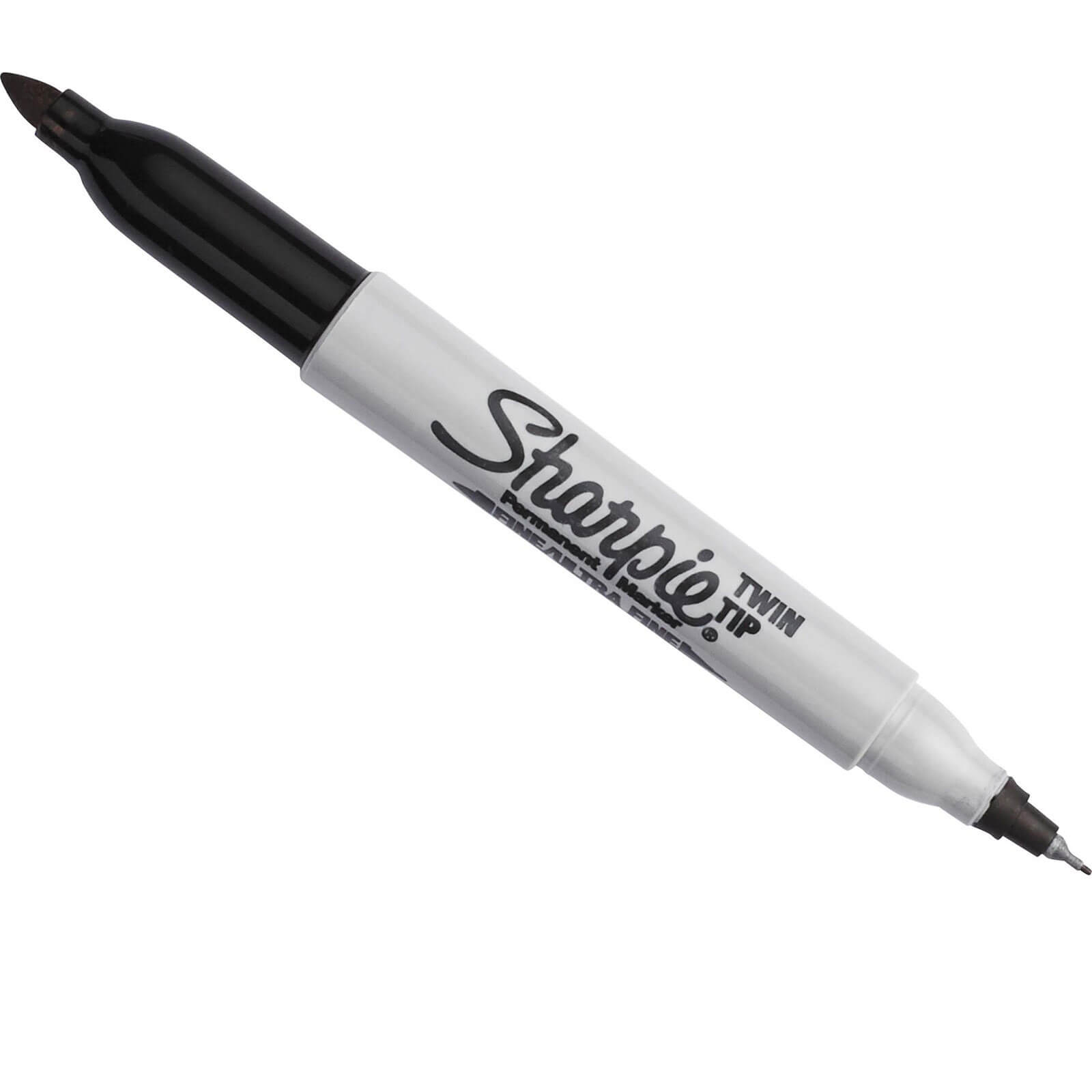 SHARPIE DUAL TWIN TIP MARKER PENS BLACK IN VARIOUS QUANTITIES  FREE POSTAGE! 