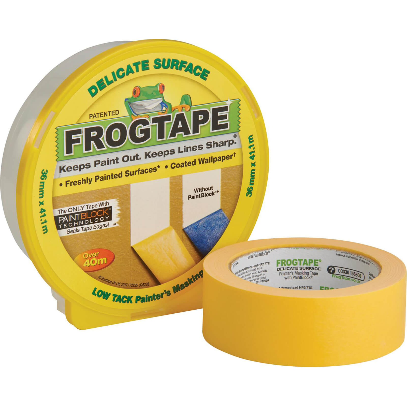 Image of Shur Frog Tape Delicate Masking Tape 36mm 41.1m