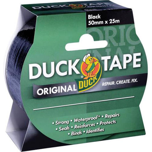 Image of Shur Original Duck Tape Black 50mm 25m
