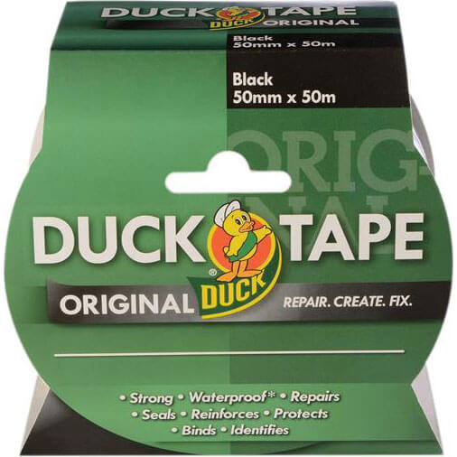 Image of Shur Original Duck Tape Black 50mm 50m