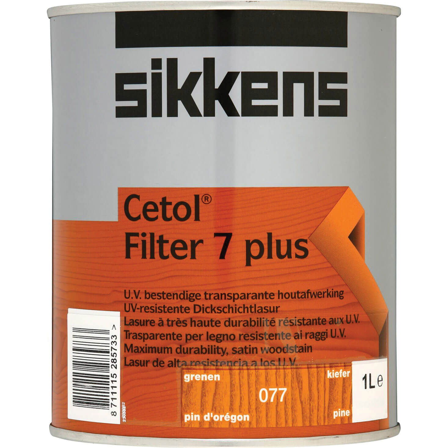 Image of Sikkens Cetol Filter 7 Plus Translucent Woodstain Pine 1l