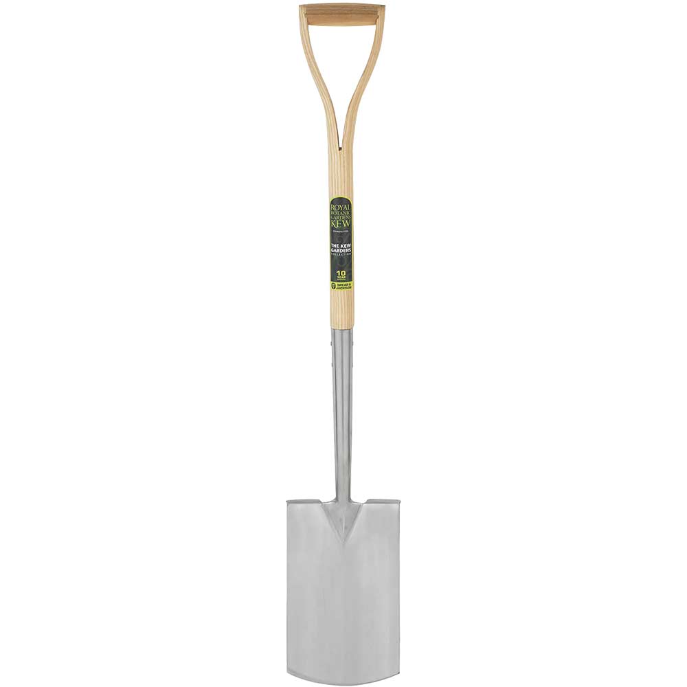 Image of Kew Gardens Treaded Stainless Steel Digging Spade