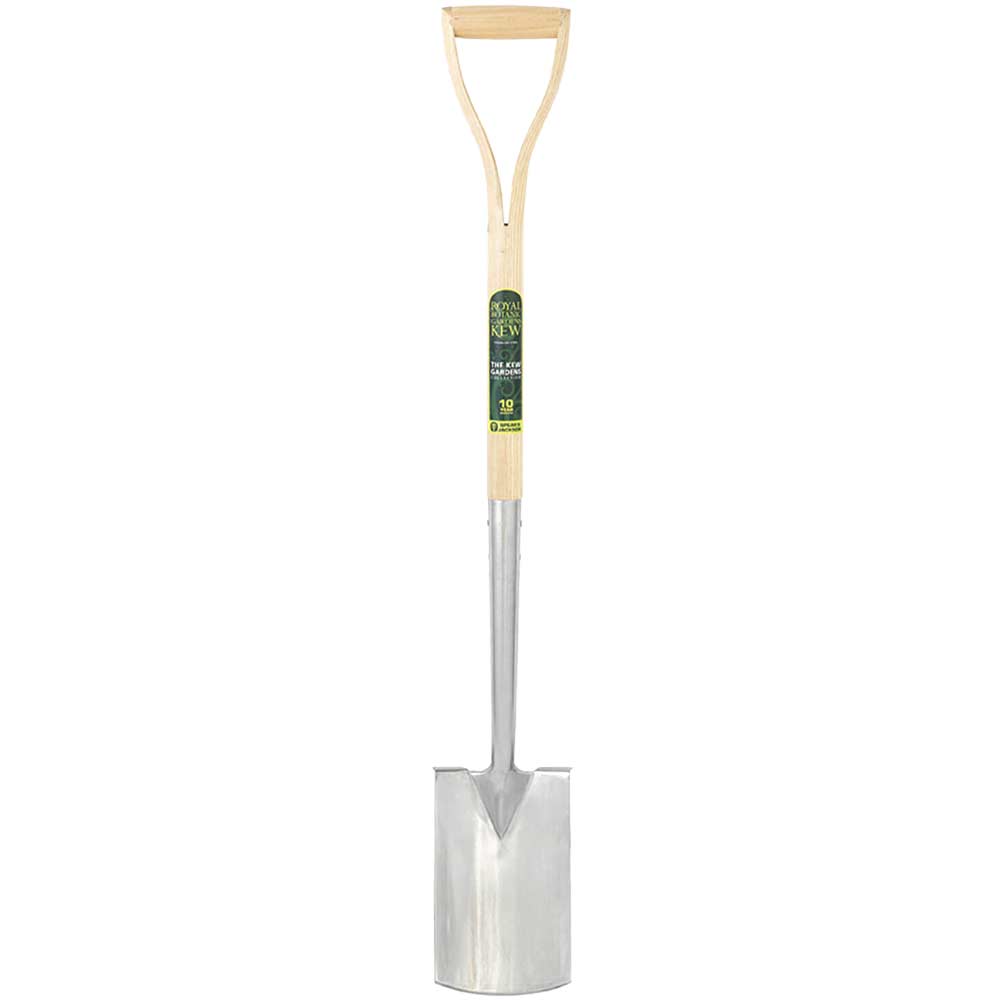 Image of Kew Gardens Treaded Stainless Steel Border Spade