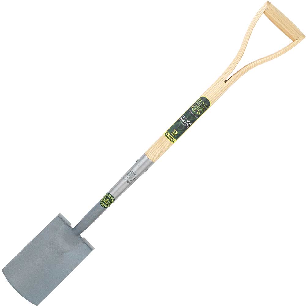 Image of Kew Gardens Treaded Carbon Steel Border Spade