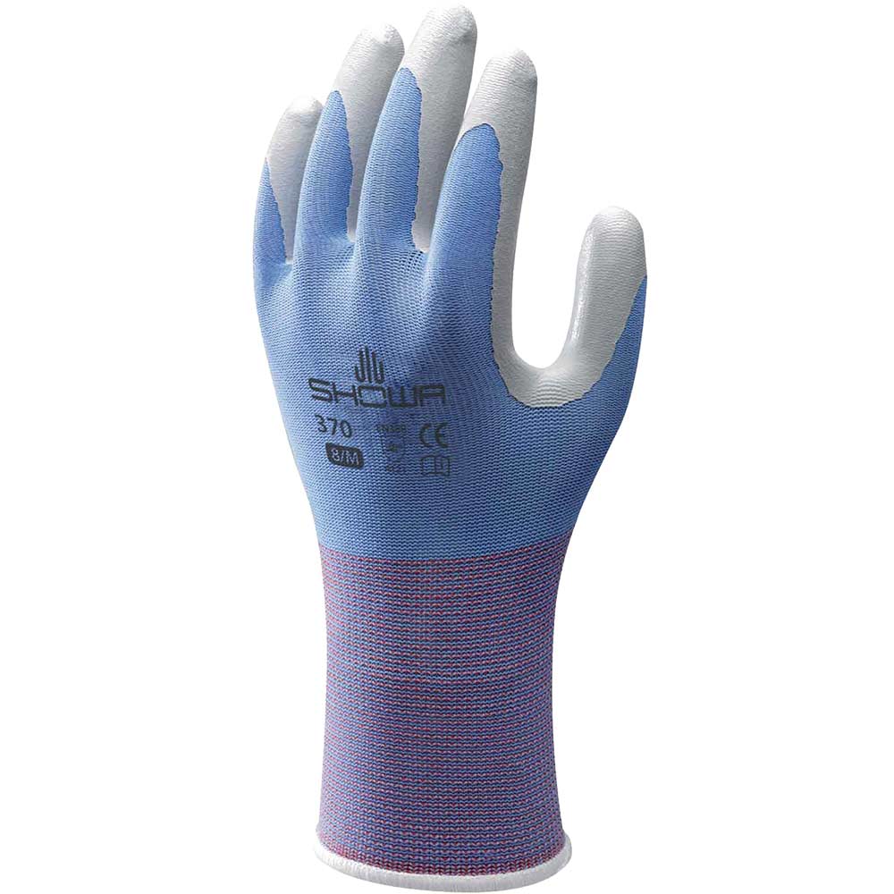 Kew Gardens Multi Purpose Nitrile Coated Gardening Gloves Blue M