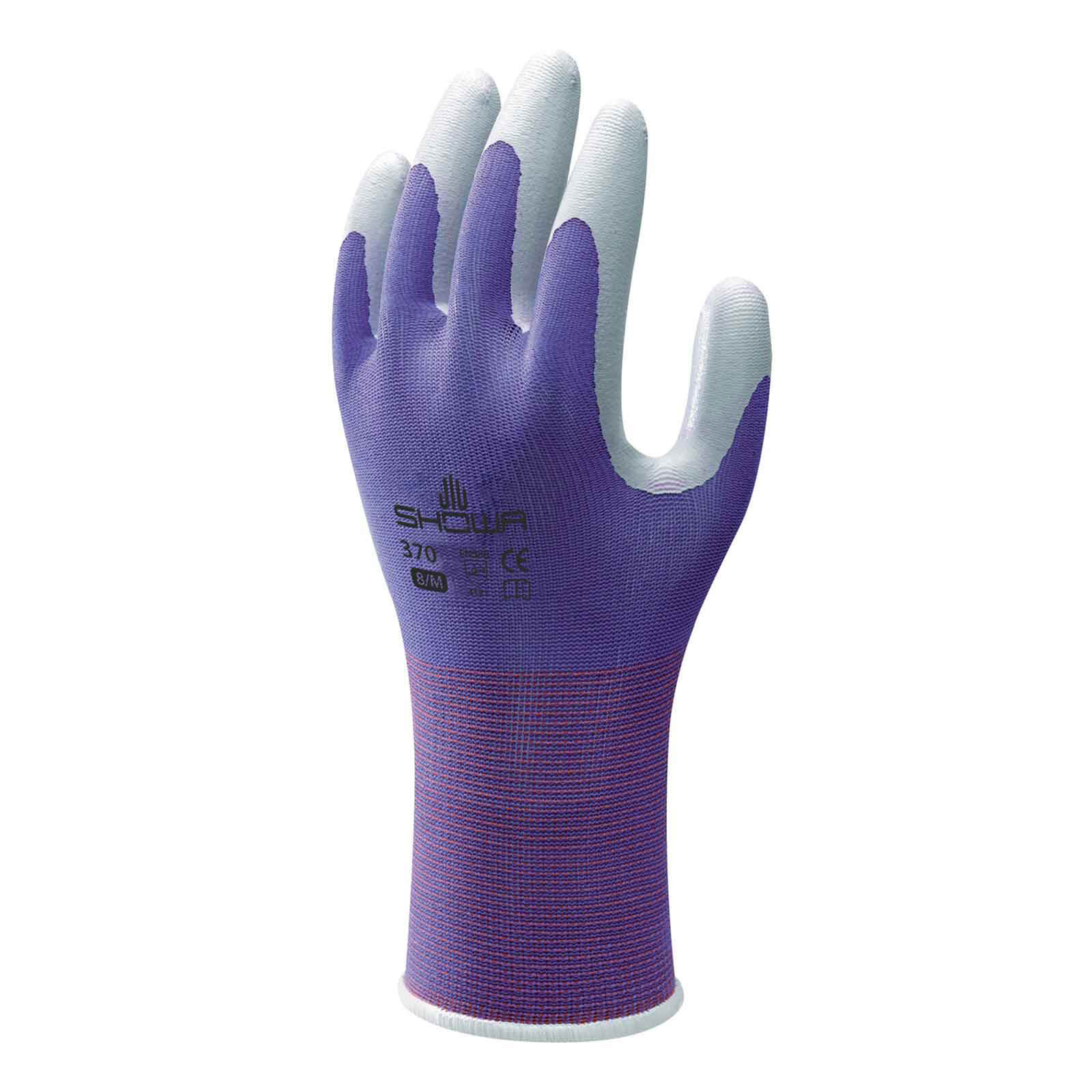 Image of Kew Gardens Multi Purpose Nitrile Coated Gardening Gloves Purple M