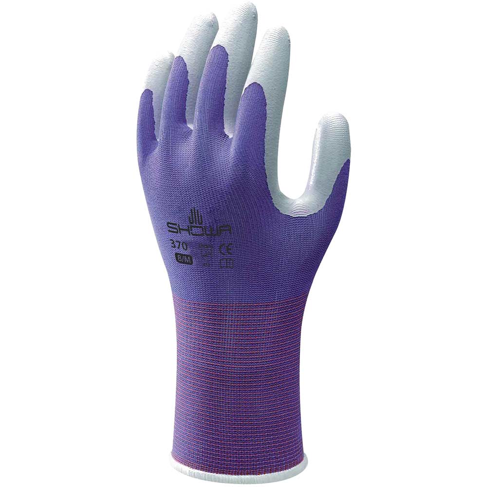 Image of Kew Gardens Multi Purpose Nitrile Coated Gardening Gloves Purple M