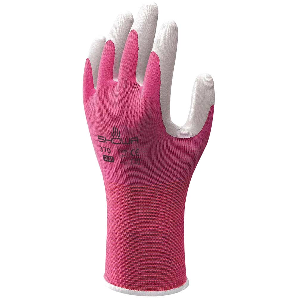 Image of Kew Gardens Multi Purpose Nitrile Coated Gardening Gloves Pink M